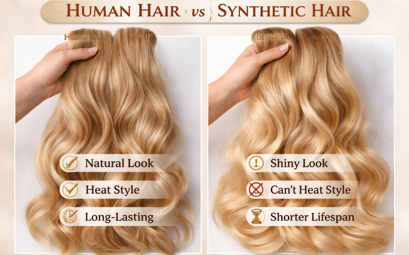 human-vs-synthetic-hair-extensions