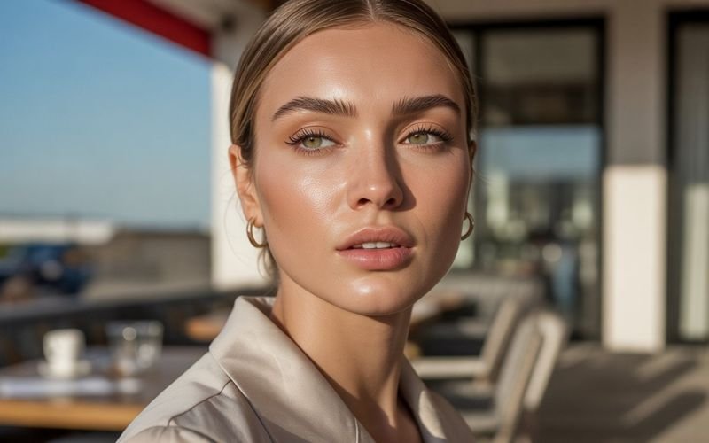 clean girl aesthetic ghost lashes natural beauty minimal makeup trend
