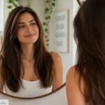 Fresh, non-greasy hair after using quick tips like dry shampoo and styling hacks.