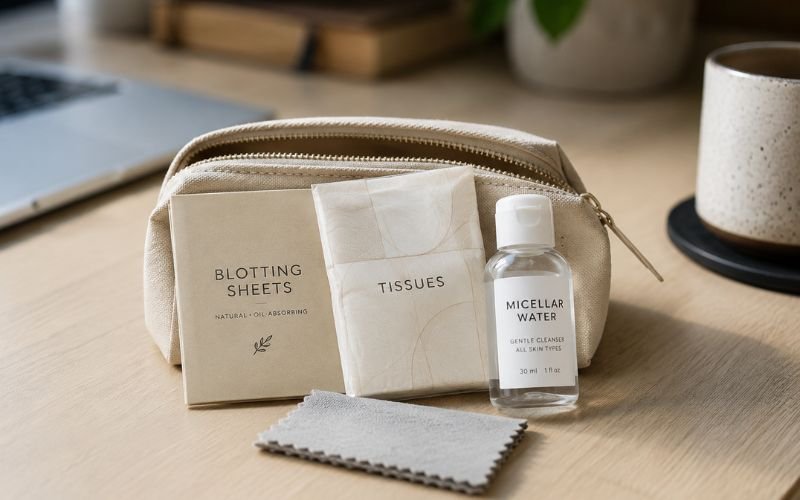 Makeup stain emergency kit for on-the-go