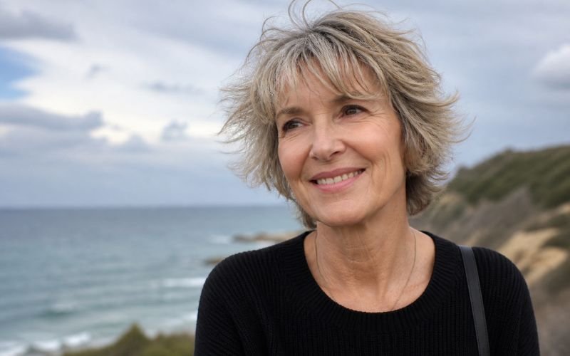 soft shag haircut for fine hair women over 60
