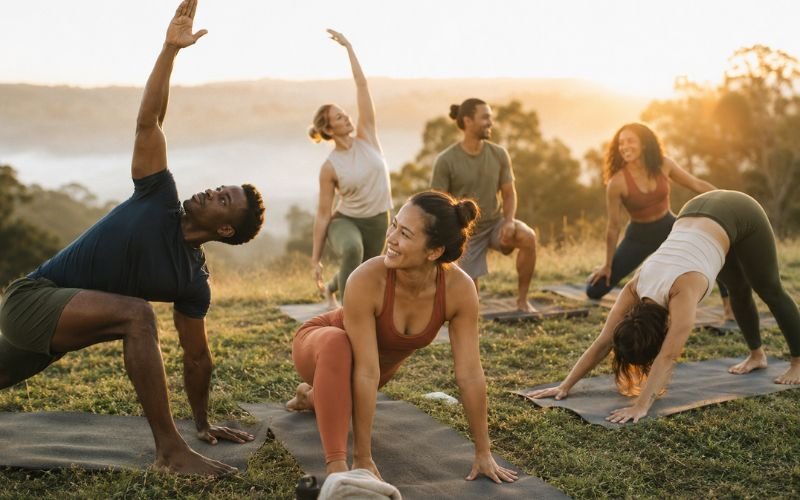 lululemon community yoga fitness lifestyle marketing sunrise group